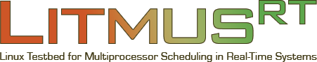 LITMUS^RT: Linux Testbed for Multiprocessor Scheduling in Real-Time Systems